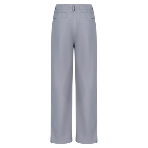 Kids Boys Solid Color Flat Front Uniform Chino Trousers for Casual Formal Wear - Picture 32 of 41