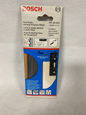 NEW - Bosch FS180ATU Power Handsaw 5-3/4'' Fine-Tooth General Purpose Blade