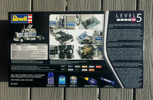 REVELL 1/25 PETERBILT 359 CONVENTIONAL TRUCK MODEL KIT 302 PARTS NEW 85-2627 F/S - Picture 9 of 11