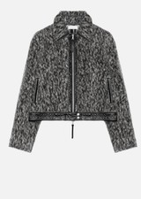 John Elliott Ladies Ivy Jacket Grey Xs Alpaca Wool Bnwt