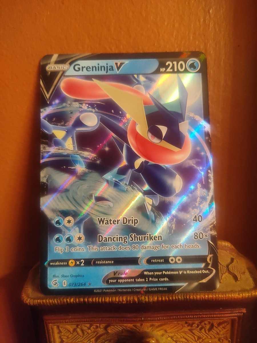 Pokémon TCG Greninja V Fusion Strike 073/264 Holo Ultra Rare | eBay