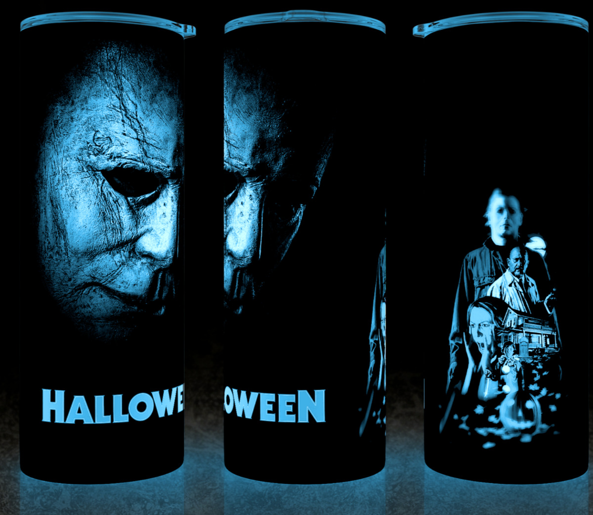 HORROR FREDDY NEWSPAPER Split Tumbler/ Horror/halloween/ 