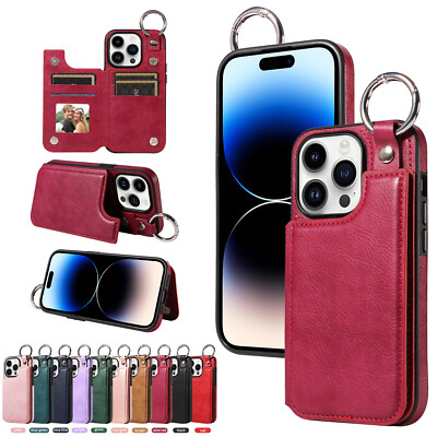 Card Wallet Shockproof Phone Case For iPhone 16 Pro Max 15 Plus 14 13 11 XS 8 7