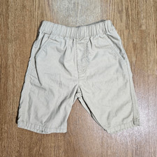 Levi's Khaki Woven Shorts Boys Size 5 Pockets Elastic Waistband Closure