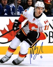 MIKAEL BACKLUND NHL 'Calgary Flames' signed in-person photo 8x10 autograph
