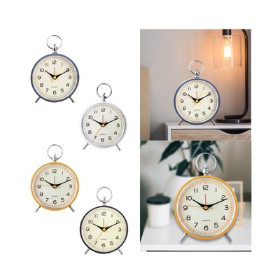 Alarm Clock Analog Alarm Clock, Mechanical Alarm Creative Bed Shaker with Light