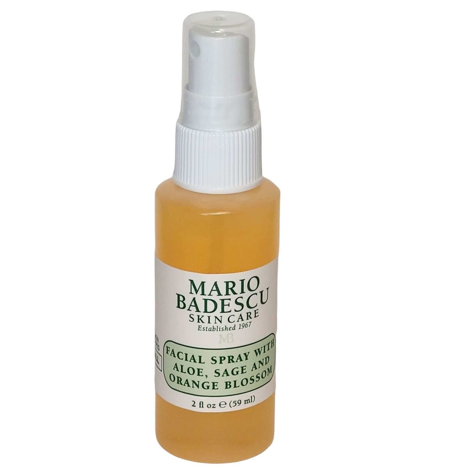 2 спрея для лица Mario Badescu с алоэ, шалфеем и цветами апельсина, 2 жидких унции, 59 мл.