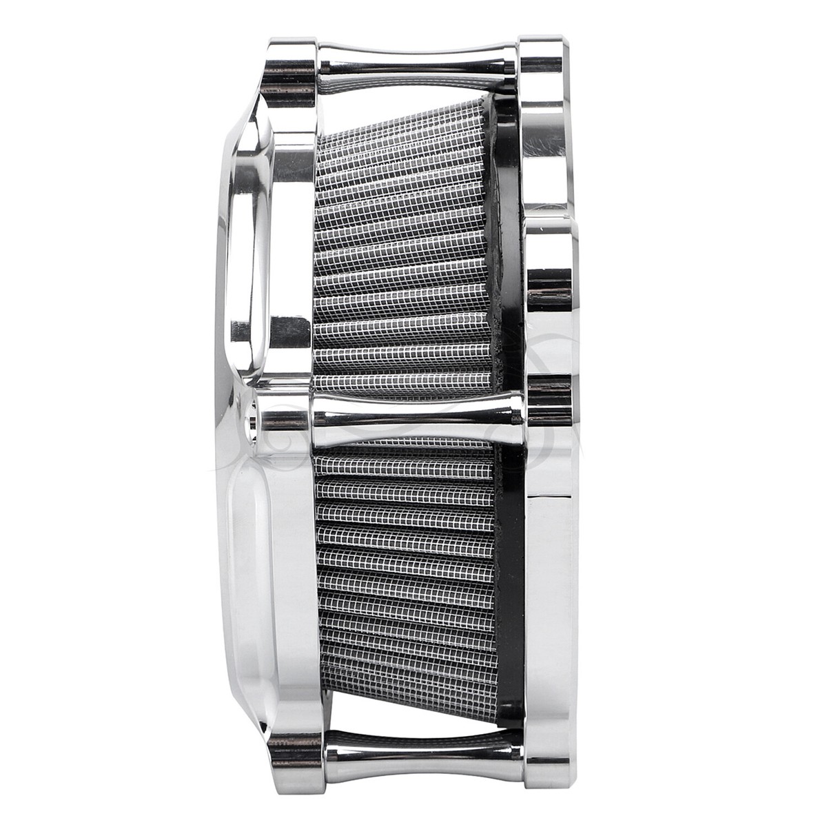RSD Chrome Air Cleaner Gray Intake Filter For Harley Road King Street Glide FLHX