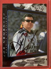 2001 Joe Nemechek #87 Press Pass   SIGNED Nascar Racing card Autographed vintage