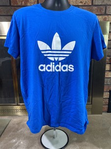camisa adidas azul e branca