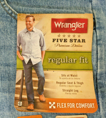 Wrangler Five Star Premium Denim Flex 