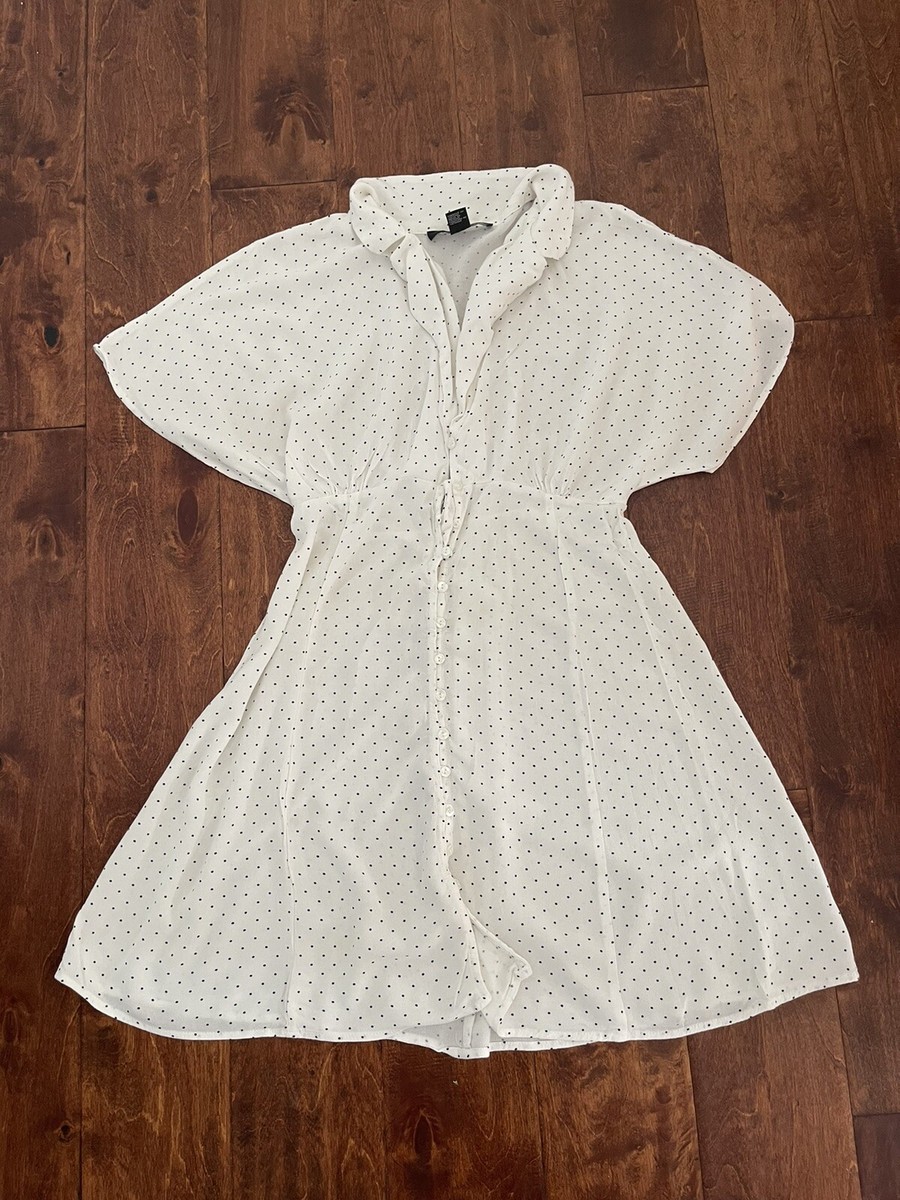 forever 21 polka dot mini dress Forever 21 Women's Contemporary Polka Dot Mini Dress Sz: M