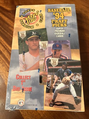 1994 Topps Stadium Club Draft Picks Factory Sealed Box - 24 Packs