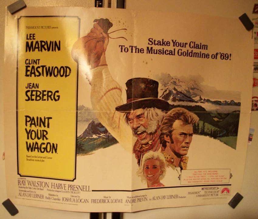 Paint Your Wagon Broadway Poster