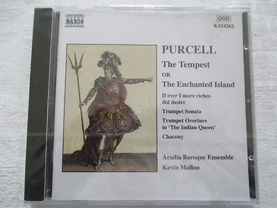 Purcell The Tempest, Aradia Baroque Ensemble, Kevin Mallon - CD Neu & OVP Sealed