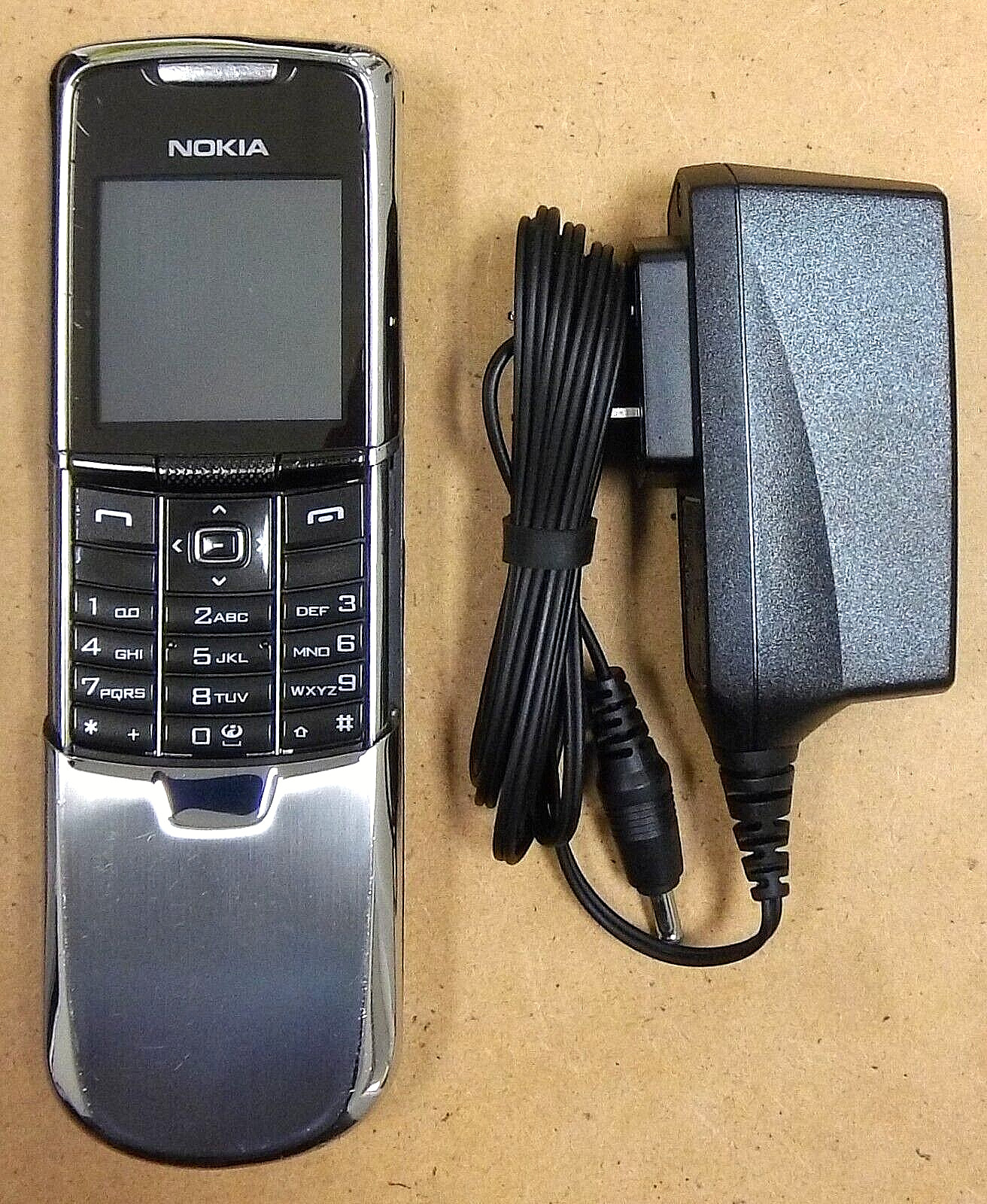 Nokia 8801 / Sirocco - Silver ( T-Mobile ) Very Rare GSM Sli