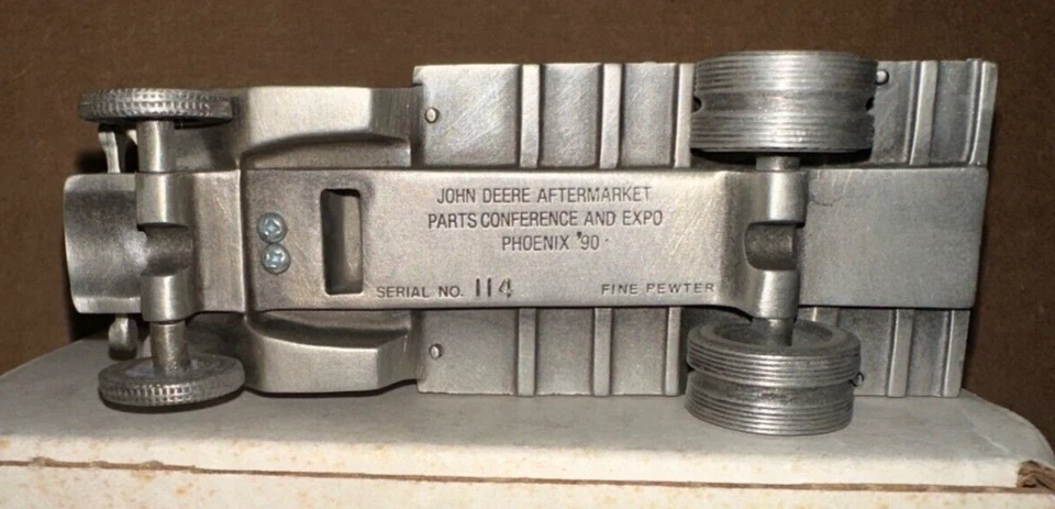 Spec Cast Pewter John Deere Delivery Truck Phoenix 1990 Expo Limited #243 - Image 3 of 3