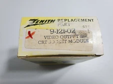 Vintage Zenith 9-121-02 Video Output CRT Socket Module NOS       B2/E8