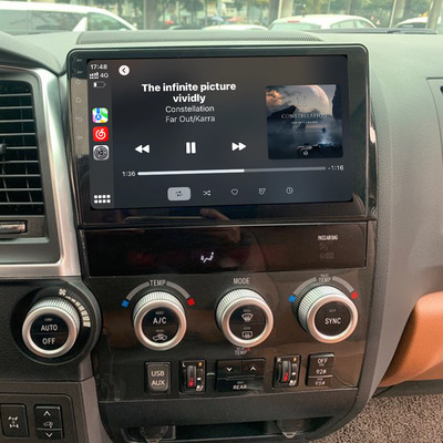 Head Unit Car Radio GPS For Toyota 07-13 Tundra 08-19 Sequoia CarPlay Android 13