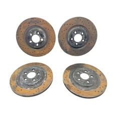 10-15 Jaguar XF X250 Front & rear left & right side brake rotor disk set OEM