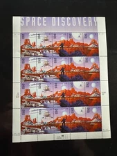 Scott #3238-3242 Space Discovery Pane of 20 32¢ Stamps (1998)