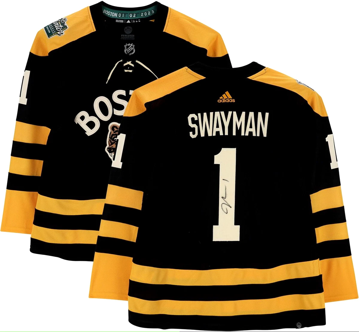 Jeremy Swayman Boston Bruins Fanatics Autographed 2023 Winter