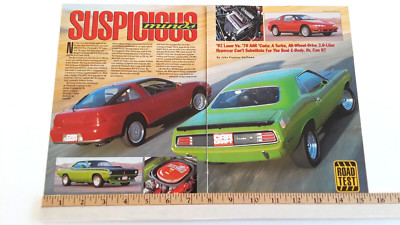 1992 PLYMOUTH LASER RS TURBO MITSUBISHI vs. 1970 AAR CUDA ORIGINAL 1992 ARTICLE