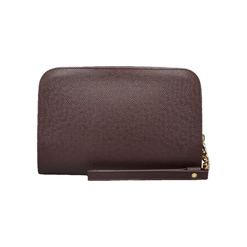 LOUIS VUITTON M30176 Taiga Cashier Backpack Taiga Leather Acajou wine-red Louis Vuitton Vintage - Taiga Serviette Kazan Briefcase  main image 3