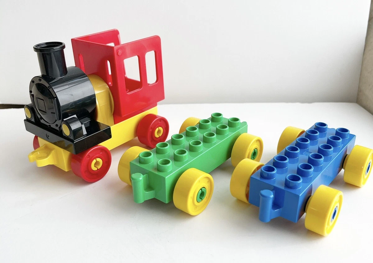 Lego Duplo Train Car Set Toddler Educational Building 6 Piece Play Set New