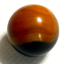 HTF RARE COLORS PELTIER MAHOGANY BROWN PEERLESS PATCH VINTAGE .66" MINT /- MW117