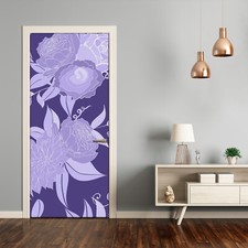 3D Home Art Door Wall Self Adhesive Removable Sticker Flowers Floral pattern