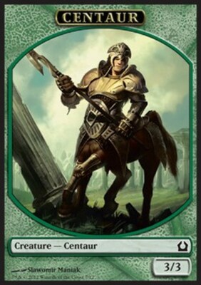 MRM FR/VF 4x Token - Centaur Token - Centaur 3/3 MTG magic RTR