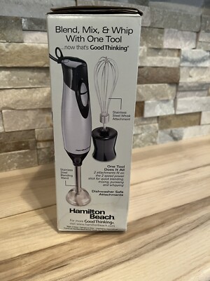 New Hamilton Beach Hand Blender 2-Speed Kitchen Multi-Tool Wand