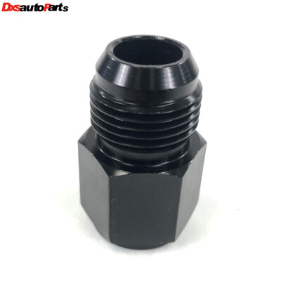 Black AN10 10AN Male to AN-8 Female Straight Swivel Fuel Oil Gas Line Fitting