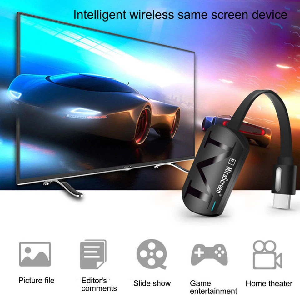 Wireless WiFi HDMI Video Adapter Phone to TV HDTV For iPAD iPhone iOS Android - Image 4 of 4