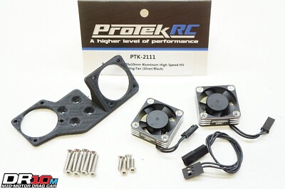 Motor & Slipper Cooling Fan Mount for Team Associated DR10M NPRC Drag Car
