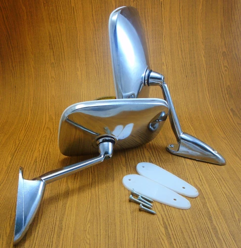 For Ford F-100 Ranger F-Series 1967-72 Pair Chrome Fender Side View Mirrors Door