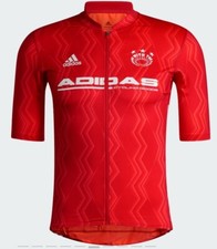 Adidas Herren Radsport Freizeit Kurzarm Trikot Oberteil GT6604 ROT- GR S- 149,-€