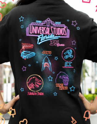 Universal Studios Florida 35 Years UOAP Annual Passholder T-Shirt NWT Authentic