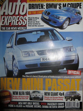 Auto Express Magazine 506. 1 July 1998. BMW M Coupe, VW Bora, Alfa 166, Octavia