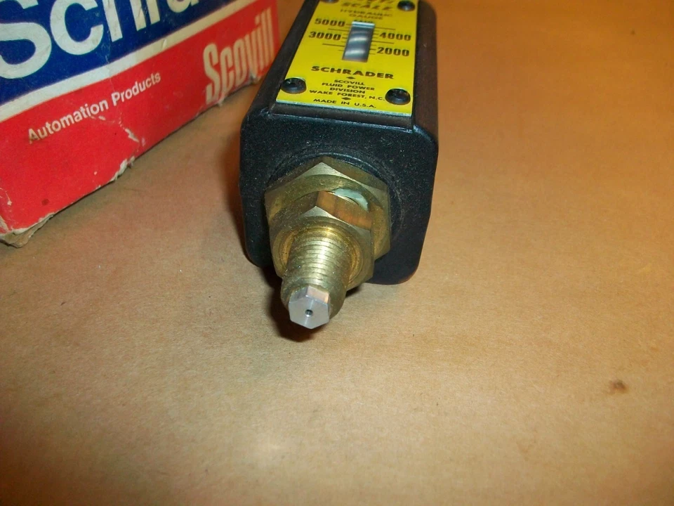 Schrader Bellows VERTI SCALE Hydraulic Pressure gauge NEW IN BOX - Image 4 of 4