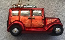 Vintage Car NEW Christmas Ornament
