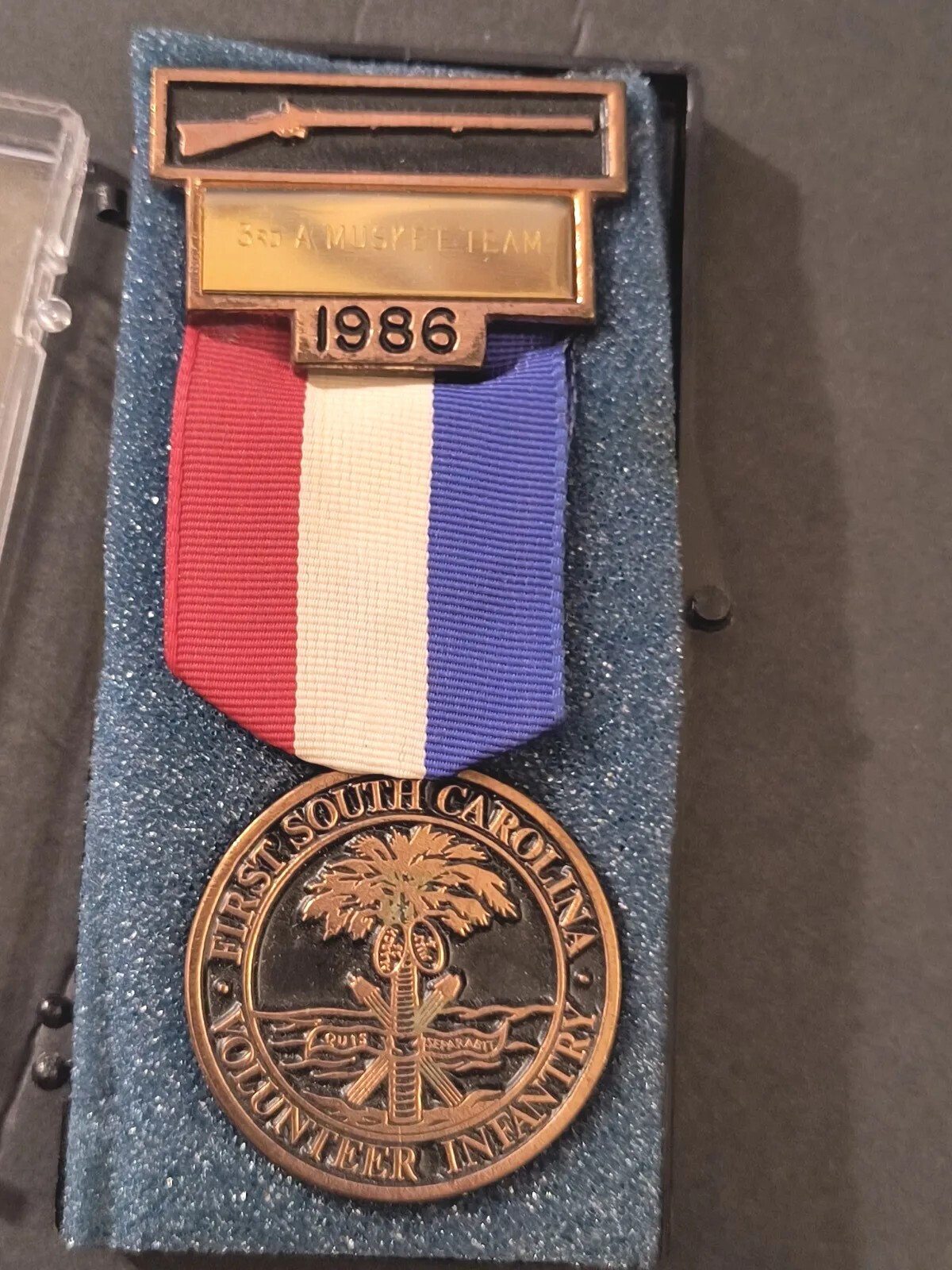 Sc Mobilization Ribbon Civil War Reenactment Medal 1986 First South Carolina Volunteer ...