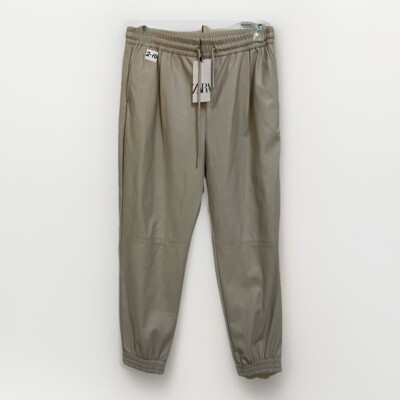 Zara Leather Jogger Pants Zara Pants Jumpsuits Zara Faux Leather