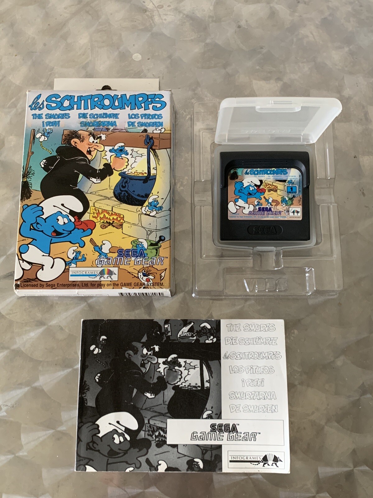 SEGA - Game Gear - Les Schtroumpfs - Smurfs - En boite CIB