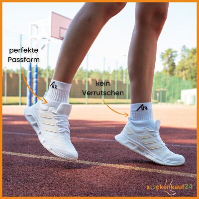 Sneaker Socken Damen/Herren 10 Paar – Aus Bio-Baumwolle (80%), Atmungsaktiv & Weich, Sportsocken Für Alltag & Training, Größe 35-38