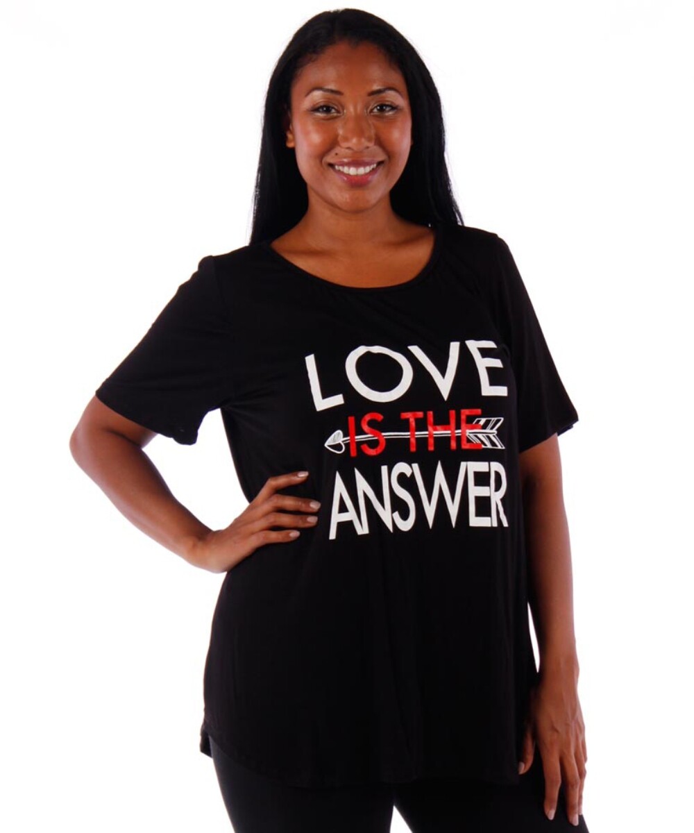 black tunic shirt plus size