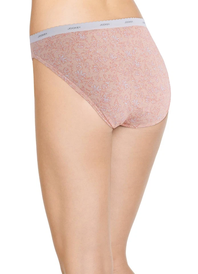 Jockey Mujer Talla Grande 8 Clásico Corte Francés Paquete de 3 Ciruela/Floral Amanecer/Rosa Nuevo con Etiquetas Foto 4 de 4