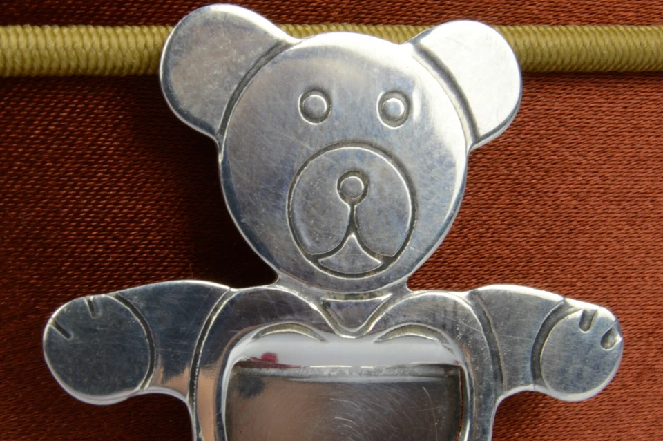 Pomellato "Orsetto Teddy" Argento 925/°°° Pendente-Segnalibri Italy 1990s - Immagine 4 di 4