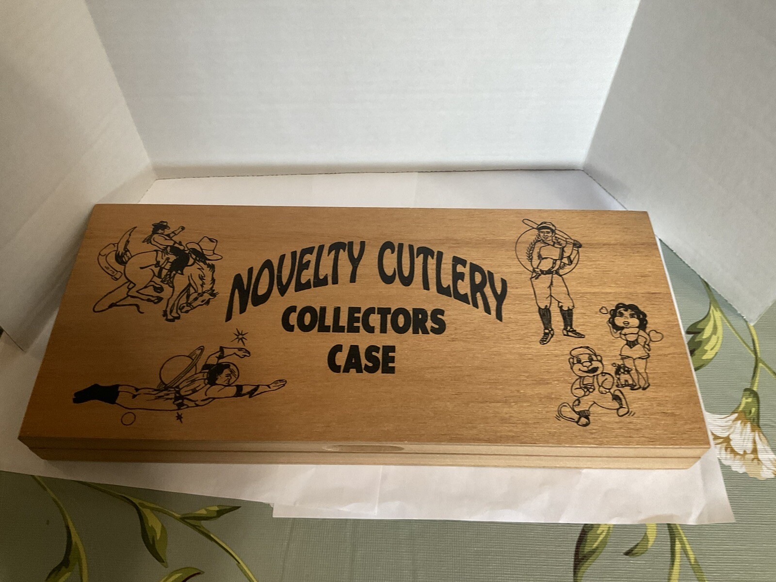 Novelty Cutlery Collector’s Case Complete With Ten Knives. eBay